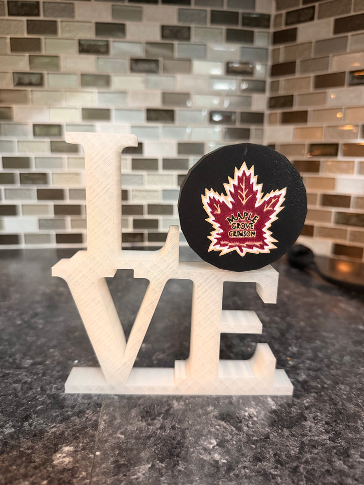 Maple Grove Crimson Hockey – “Love for the Game” Display