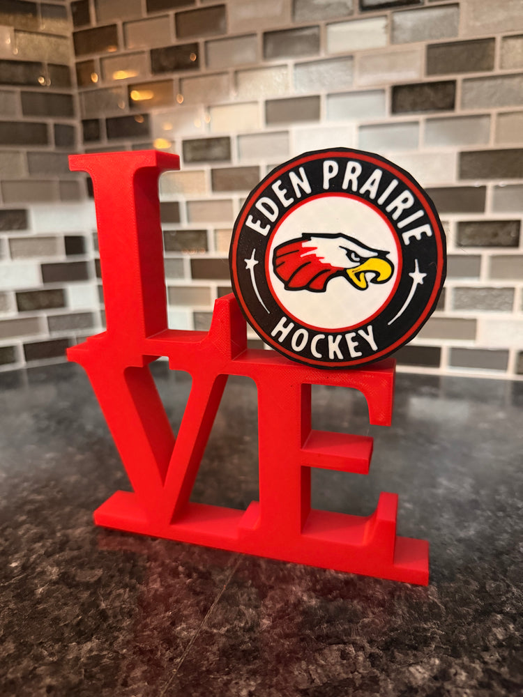 Eden Prairie Eagles Hockey – “Love for the Game” Display
