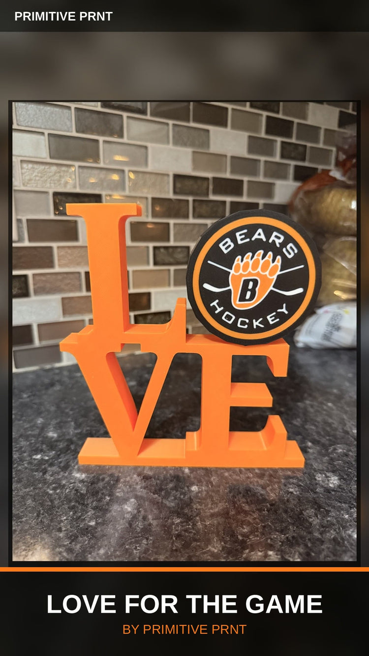 Your Personal Customized -“Love for the Game” Display